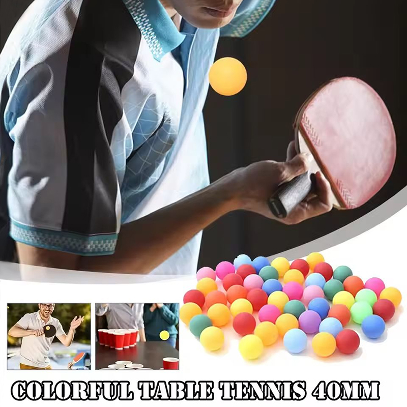50Pcs Multicolor Plastic Ping  - огляд і ціна Table Tennis Olympics
